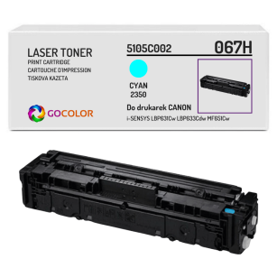 Toner do CANON 067HC 5105C002 iSENSYS LBP631Cw LBP633Cdw MF651Cw cyan Zamiennik 2.35K