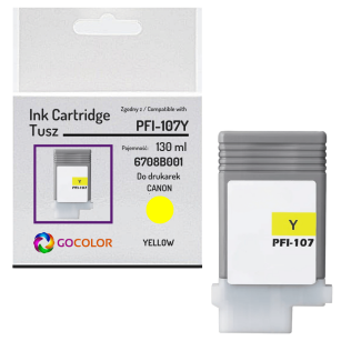 Tusz do CANON PFI107Y imagePROGRAF ipf770 ipf670 yellow zamiennik