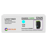 Toner do LEXMARK C242XC0 C2425 C2535 3.5K cyan zamiennik - 2