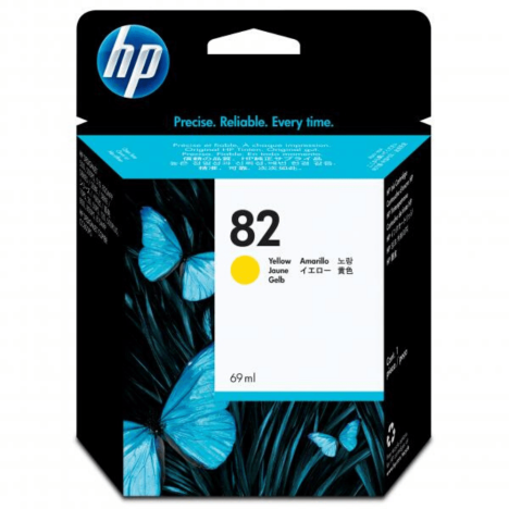 EOL HP oryginalny Tusz C4913A 82 yellow