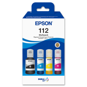 Oryginalny tusz EPSON 112 T06C64A C13T06C64A CMYK – zestaw 4 sztuki (Black, Cyan, Magenta, Yellow)