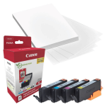 Canon oryginalny tusz CLI571XL + 50 x Papier 0332C005 0332C006 black / cyan / magenta / yellow 4-pak - 2