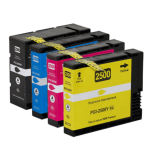 FULLBOX 4-pak TUSZ do CANON PGI2500XLBK PGI2500XLC PGI2500XLM PGI2500XLY - 2