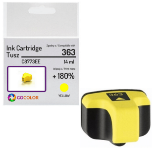 Tusz do HP C8773EE 363 Yellow Zamiennik