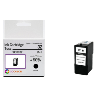Tusz do LEXMARK 32 18C0032E Black Zamiennik