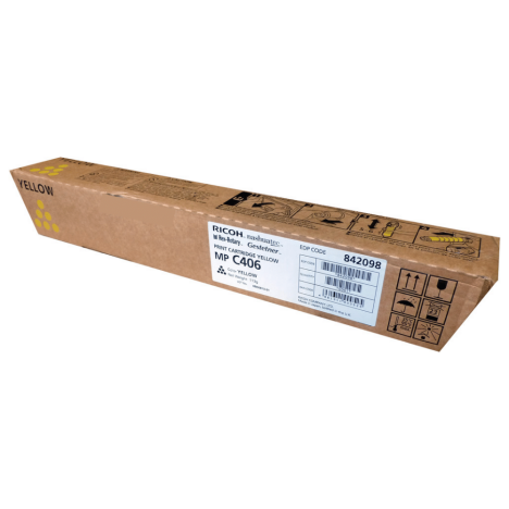 Ricoh oryginalny toner MPC406 842098 yellow
