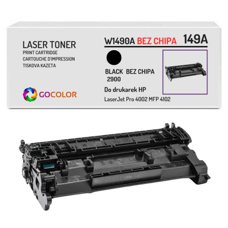Toner do HP 149A W1490A LaserJet Pro 4002 MFP 4102 BEZ CHIPA zamiennik 2.9K