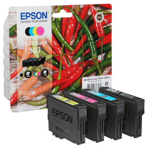 Epson oryginalny tusz 503 T09Q640 C13T09Q64010 XP5200 XP5205 WF2960DWF WF2965DWF CMYK 3x3.3/4.6ml 4-pak