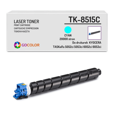 Toner do KYOCERA TK8515C 5052ci 5053ci 6052ci 6053ci Cyan 1T02NDCNL0 zamiennik