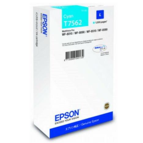 Epson oryginalny tusz T7562 L cyan