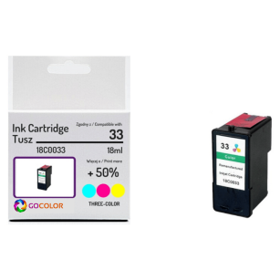 Tusz do LEXMARK 33 18C0033E Kolorowy Zamiennik