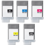 5 x Tusz do CANON PFI107 imagePROGRAF ipf770 ipf670 zamiennik - 3