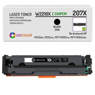 Toner do HP W2210X 207X LaserJet Pro MFP M282nw M283cdw Black z CHIPEM zamiennik 3.15K