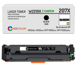 Toner do HP W2210X 207X LaserJet Pro MFP M282nw M283cdw Black z CHIPEM zamiennik 3.15K