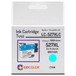 Tusz do BROTHER LC527XLC MFC-J4350DW MFC-J4550DW 2.0K cyan zamiennik - 2