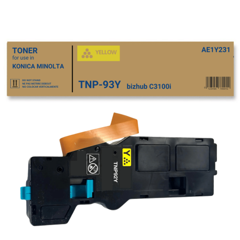 Toner do KONICA MINOLTA TNP93Y AE1Y231 BIZHUB C3100i yellow Zamiennik 4.0K