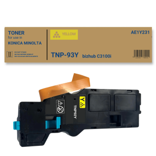 Toner do KONICA MINOLTA TNP93Y AE1Y231 BIZHUB C3100i yellow Zamiennik 4.0K