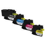 4 X TUSZ do BROTHER LC3233 zamiennik - 2