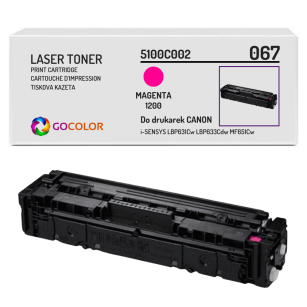 Toner do CANON 067M 5100C002 iSENSYS LBP631Cw LBP633Cdw MF651Cw magenta Zamiennik 1.2K