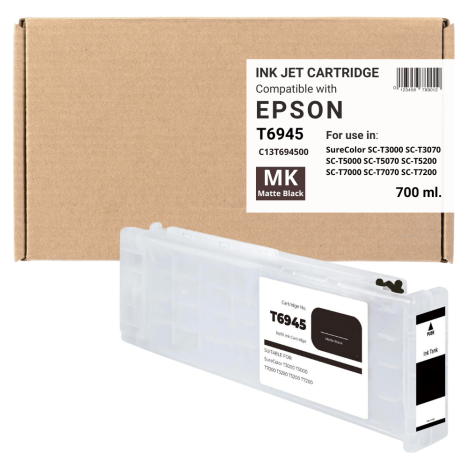 Tusz do EPSON T6945 SureColor SCT3000 SCT5000 SCT5200 Matte Black Zamiennik 700 ml