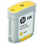 EOL HP oryginalny Tusz F9J61A 728 yellow - 2