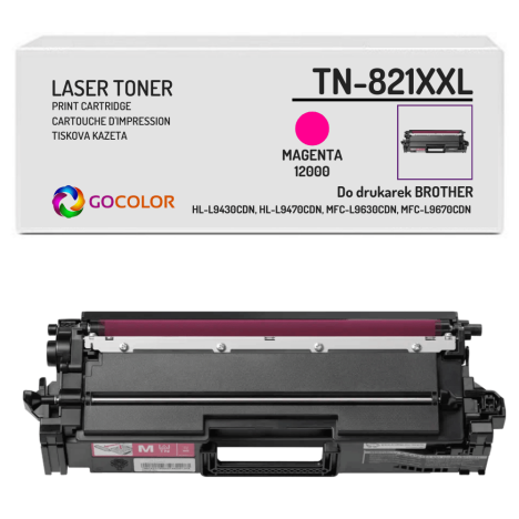 Toner do BROTHER TN821XXLM HLL9470CDN MFCL9670CDN 12,0K magenta Zamiennik