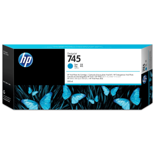 HP oryginalny Tusz F9K03A 745 cyan