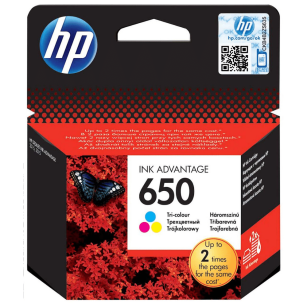 HP oryginalny Tusz CZ102AE 650 kolorowy