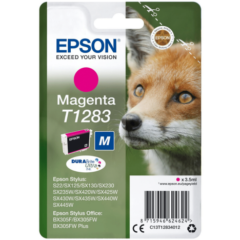 Epson oryginalny tusz T1283 C13T12834012 magenta
