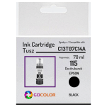 Tusz do EPSON 115 T07C1 C13T07C14A EcoTank L8160 L8180 70.0ml black zamiennik - 2