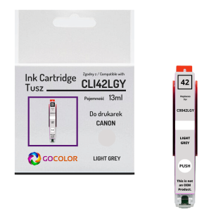 Tusz do CANON CLI42LGY 6391B001 Pixma Pro100 light gray Zamiennik 13.0ml