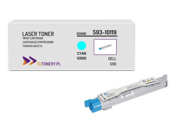 Toner do DELL 5110 GD900 Cyan 593-10119 Zamiennik