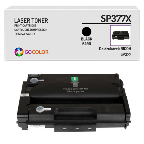 Toner do RICOH SP377XE 408162 408162 Zamiennik