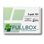 FULLBOX 5-pak tusz do EPSON 101 T03V1 T03V2 T03V3 T03V4 EcoTank L6270 L14150 L4150 - 2