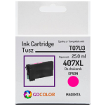 Tusz do EPSON 407XL T07U3 C13T07U340 WorkForce Pro WF4745DTWF magenta Zamiennik 25.0ml - 2