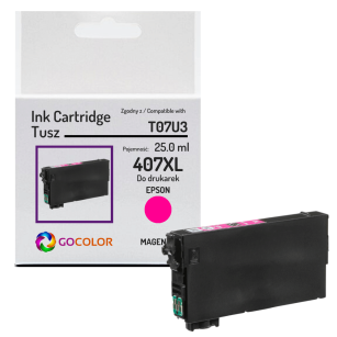 Tusz do EPSON 407XL T07U3 C13T07U340 WorkForce Pro WF4745DTWF magenta Zamiennik 25.0ml