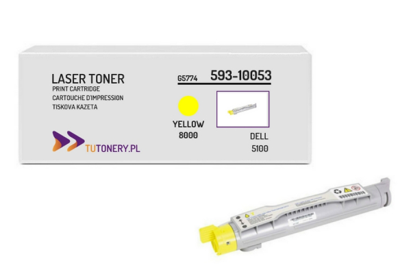 Toner do DELL 5100 HG308 Yellow 593-10053 Zamiennik