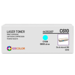 Toner do OKI C610 n, dn, dm, dtn, cdn, 44315307 Cyan zamiennik - 2