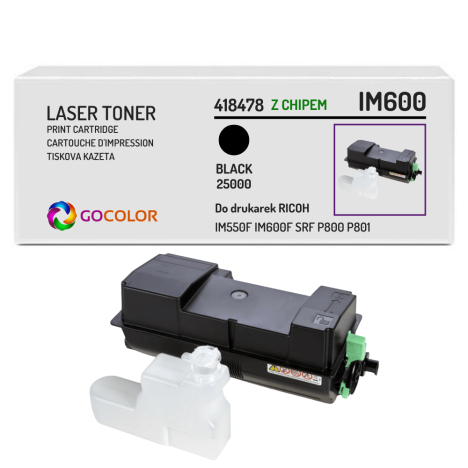 Toner do RICOH IM600 IM550 418478 IM550F IM600F 25.0K black zamiennik