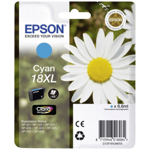 Epson oryginalny tusz 18XL T1812 C13T18124012 cyan