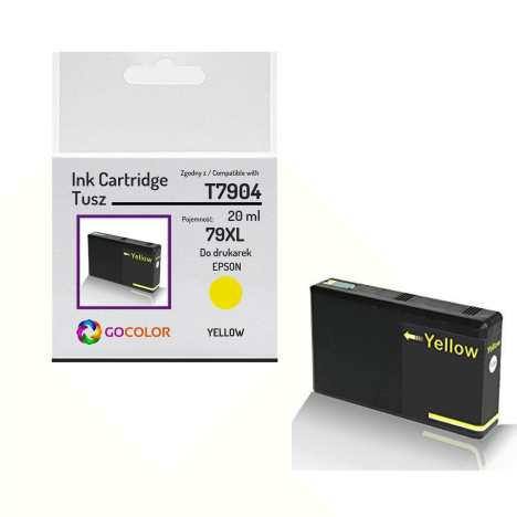 Tusz do EPSON 79XL T7904 Yellow Zamiennik