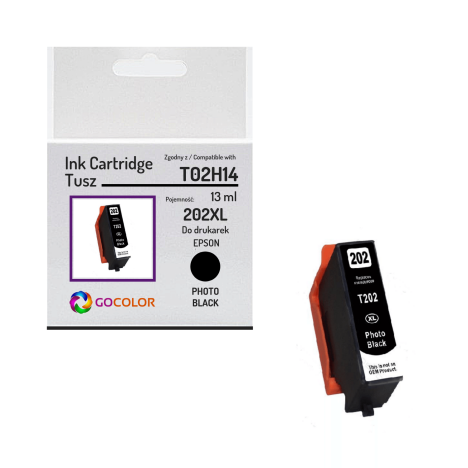 Tusz do EPSON 202XL T02H14 Photo Black Zamiennik