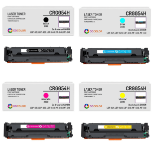 4 x Toner do CANON CRG054HK CRG054HC CRG054HM CRG054HY zamiennik