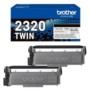2-pak Brother oryginalny toner TN-2320TWIN DCP-L2560DW MFC-L2720DW 2X 2,6K black
