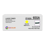 Toner do HP CF452A 655A Color LaserJet Enterprise M652dn M653dn MFP M681dh Yellow zamiennik - 2