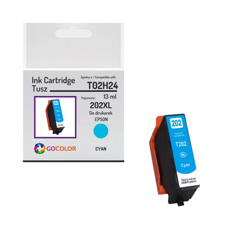 Tusz do EPSON 202XL T02H24 Cyan Zamiennik