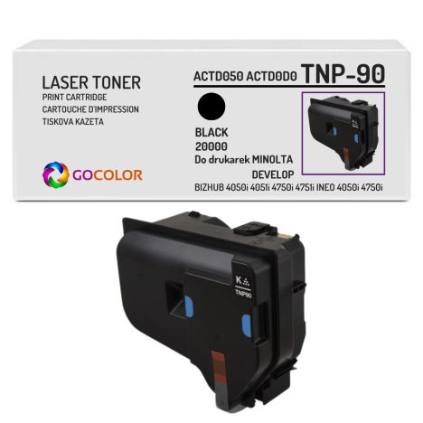 Toner do KONICA MINOLTA TNP90 ACTD050 ACTD0D0 Bizhub 4050i 4750i Black Zamiennik