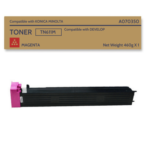 Toner do KONICA MINOLTA TN611M TN411M Magenta Bizhub C451/C550/C650 Develop C451/C550