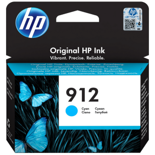 HP oryginalny Tusz 3YL77AE 912 cyan 