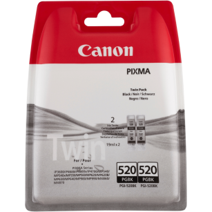 Canon oryginalny tusz PGI520PGBK 2932B012 2932B009 black 2-pak